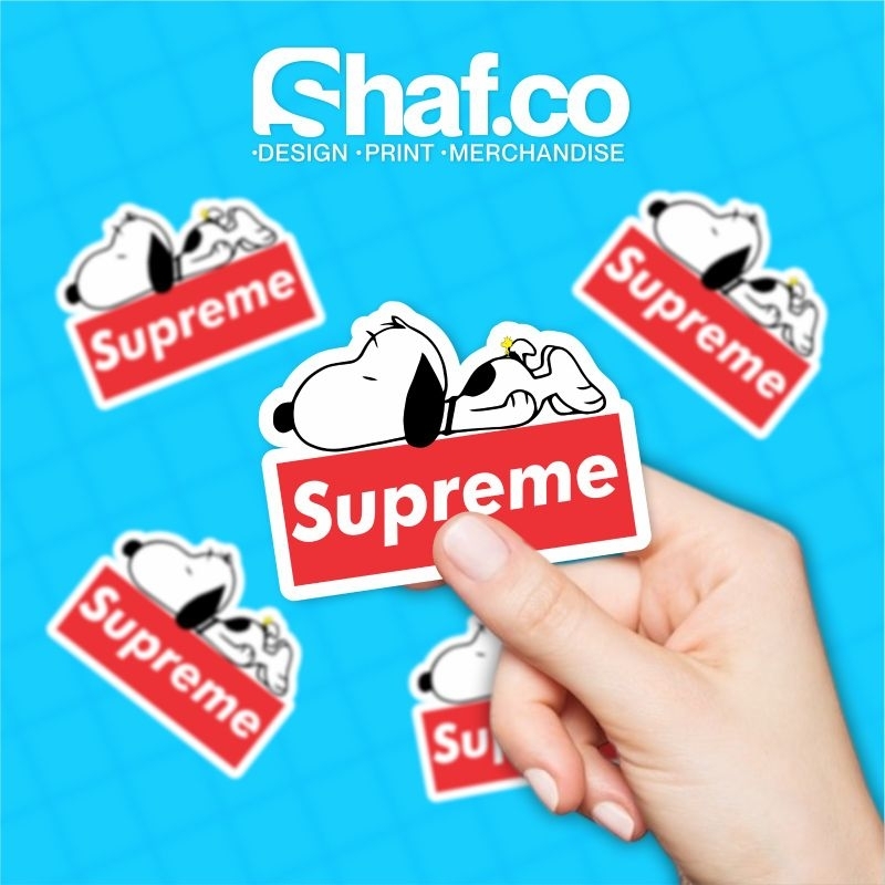 

STICKER SUPREME KEREN