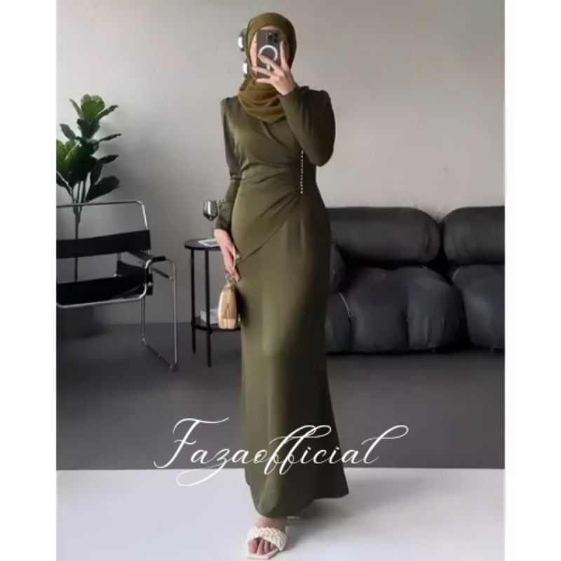 [ Best Seller ] Diva dress Bridesmaid Maxmara Luxury | Dress Satin Kondangan Bridesmaid | Baju Konda