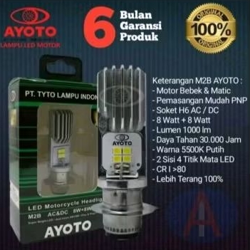 Lampu Depan Motor LED AYOTO