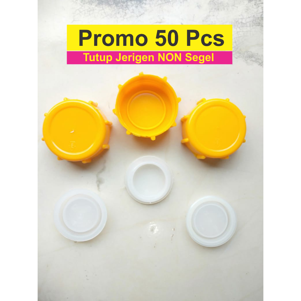 Tutup Jerigen NON segel 50 pcs / Tutup Jerigen 18 Liter / 20 Liter / 30 Liter / Tutup Jerigen Bimoli