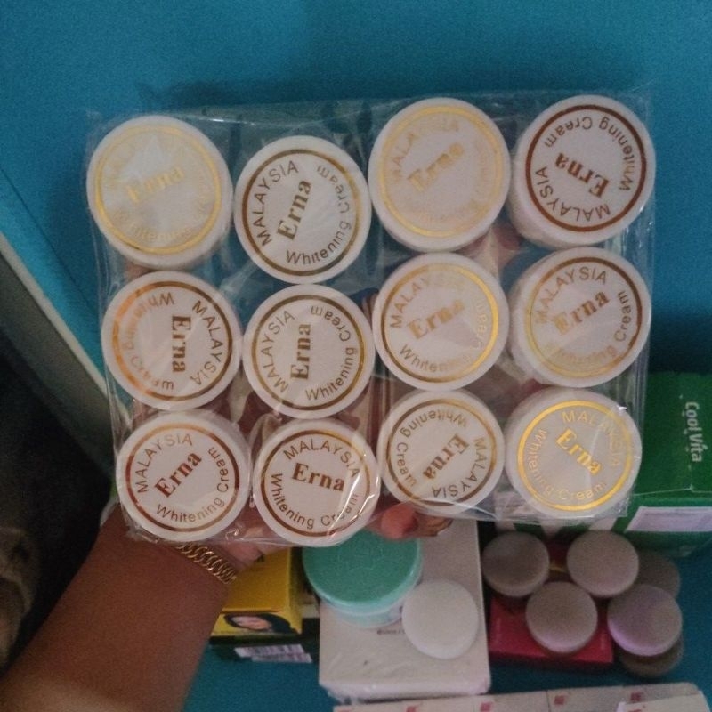 [TERLARIS] ➡️READY⬅️ CREAM ERNA WHITENING MALAYSIA - BIBIT PEMUTIH WAJAH- BIBIT PEMUTIH BADAN (ORIGI