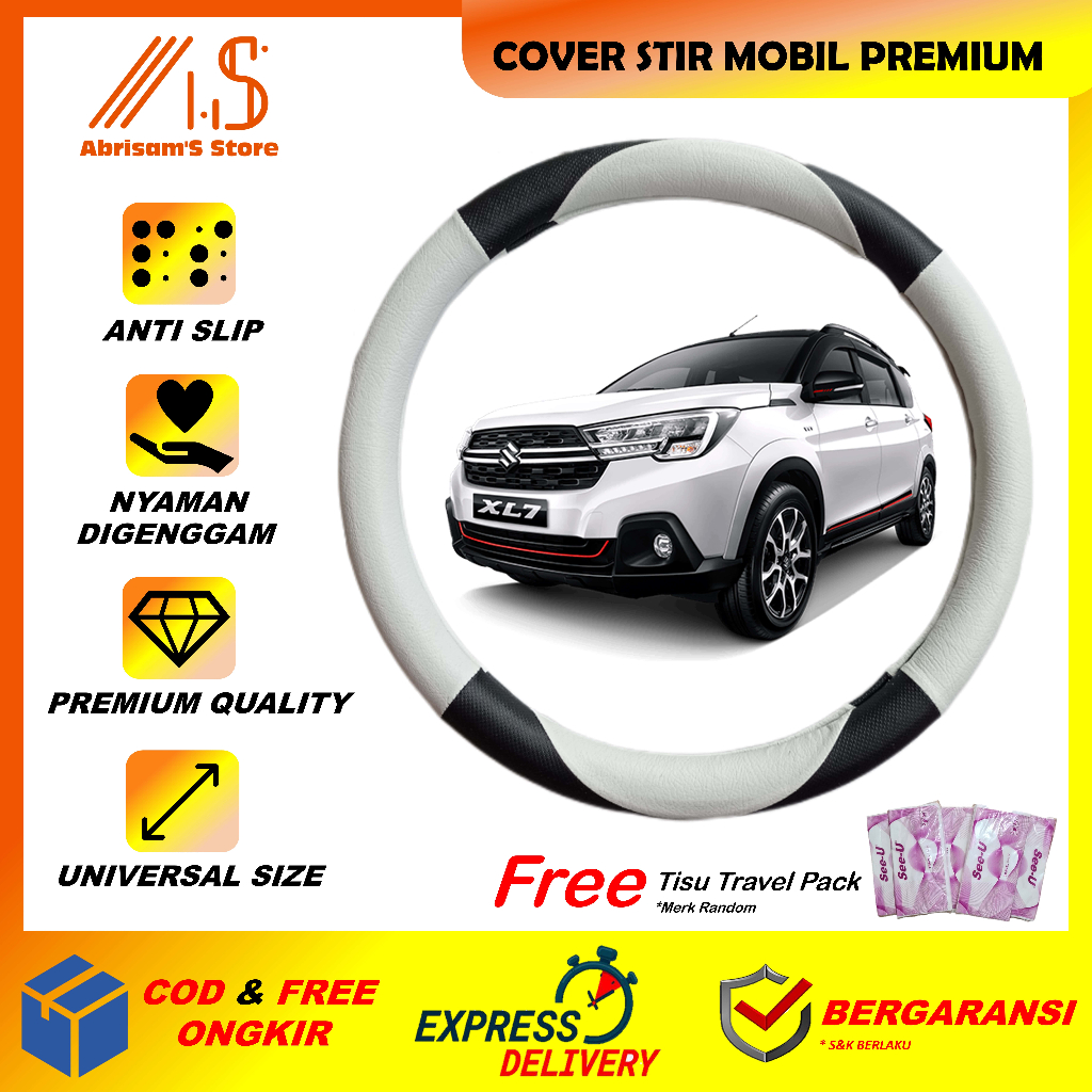 Cover Stir Mobil XL7 Sarung Setir Suzuki XL-7 Pelindung Steer Mobil Suzuki XL7