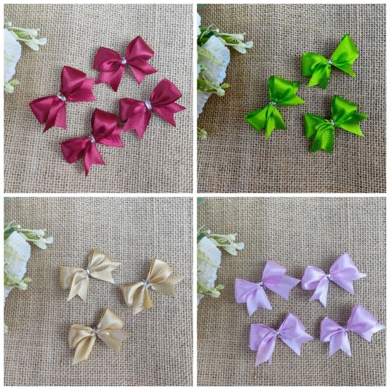 

50 pcs pita souvenir siap pakai / pita souvenir tempel/ pita hampers 2cm