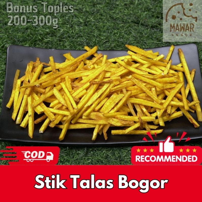 

Keripik Talas Kuning 200-300gr - Snack Stik Talas - Snack Kiloan