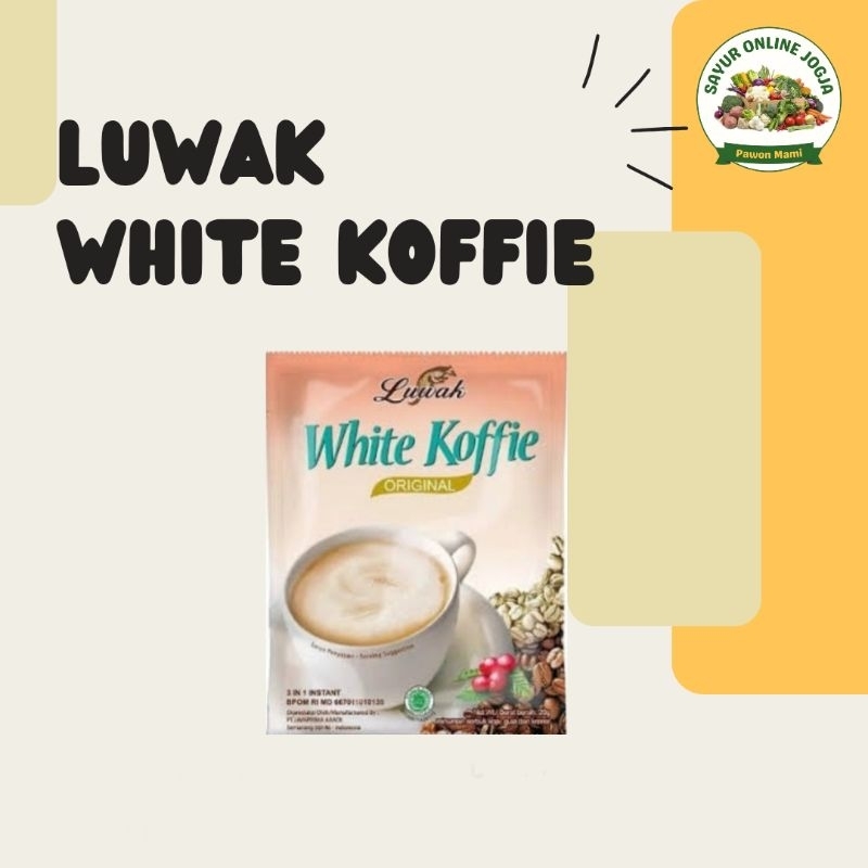 

Luwak white koffie sachet - PAWON MAMI SAYUR ONLINE JOGJA