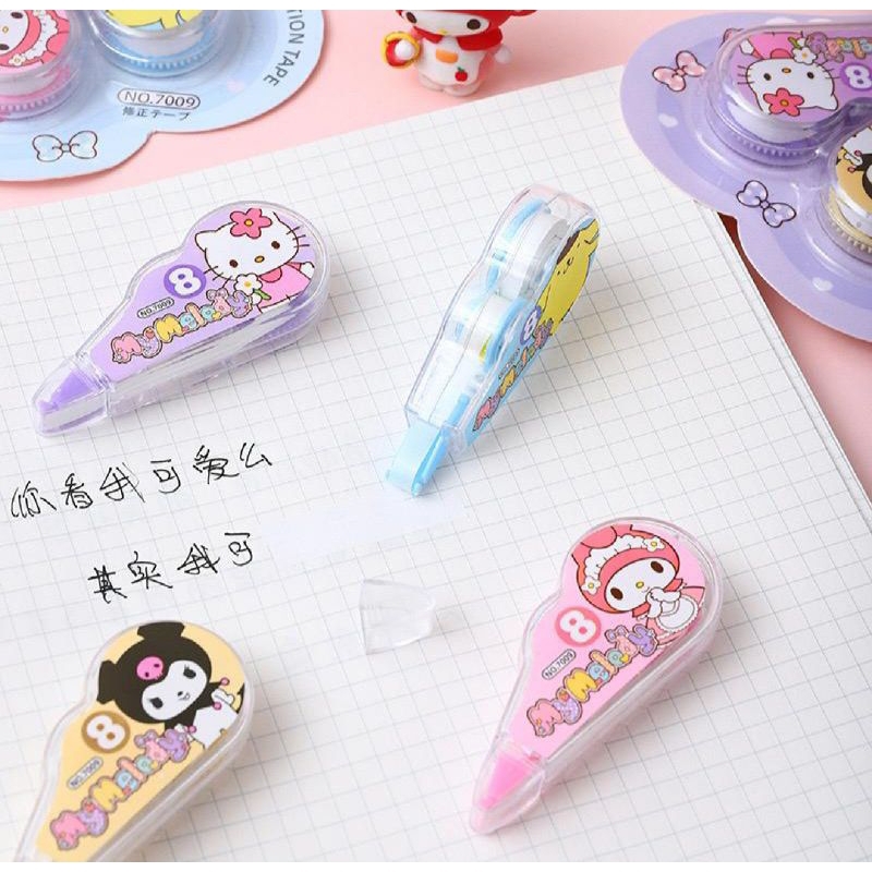 

correction pen tipe x sanrio cinamoroll kuromi melody