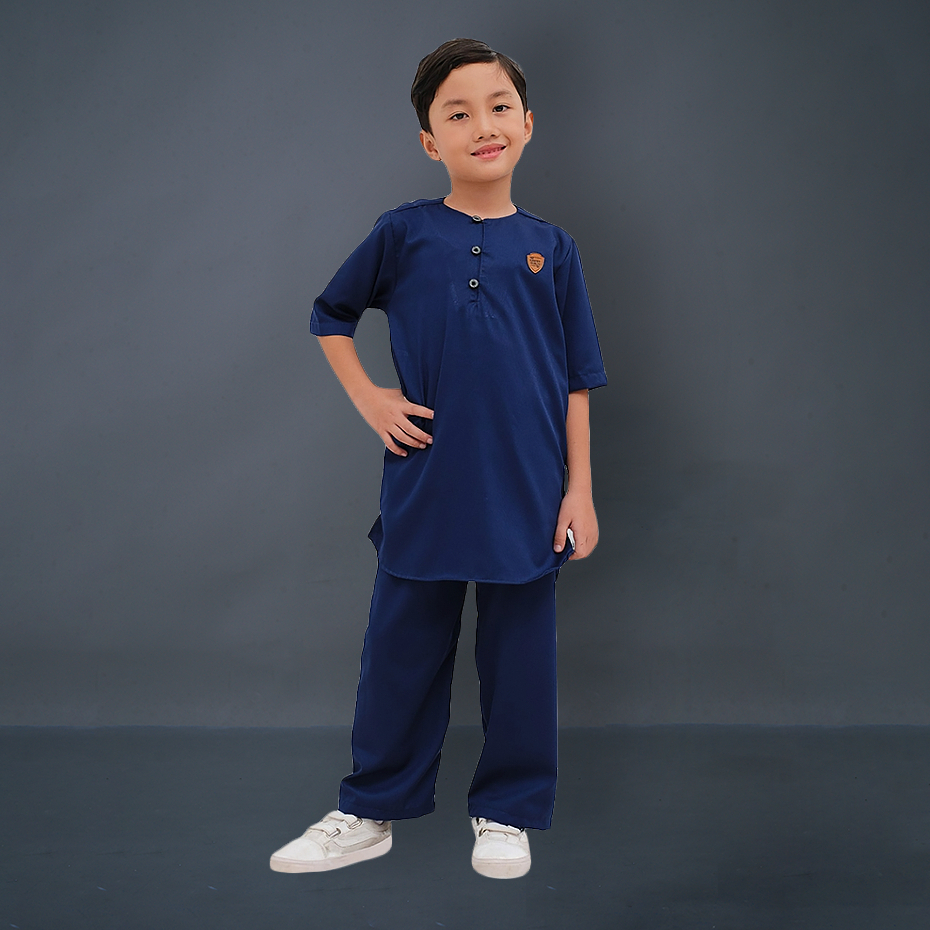 Kawan Muslim - Setelan Koko Anak Laki Laki Usia 1 Sampai 12 Tahun Baju Muslim Anak Lengan Pendek Premium Bahan Katun-4