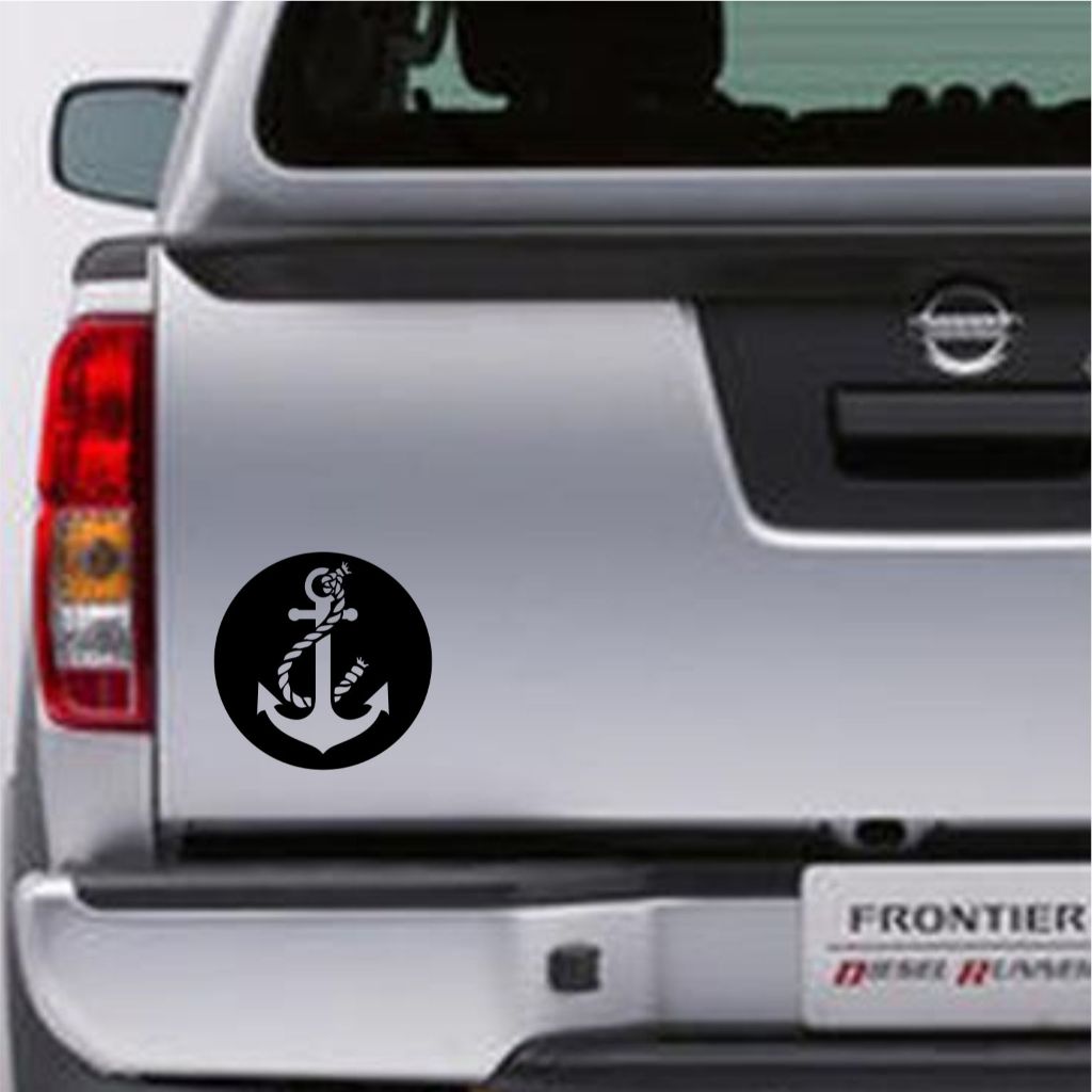 CUTTING STICKER MOBIL JANGKAR KAPAL STIKER BAGASI MOBIL KEREN