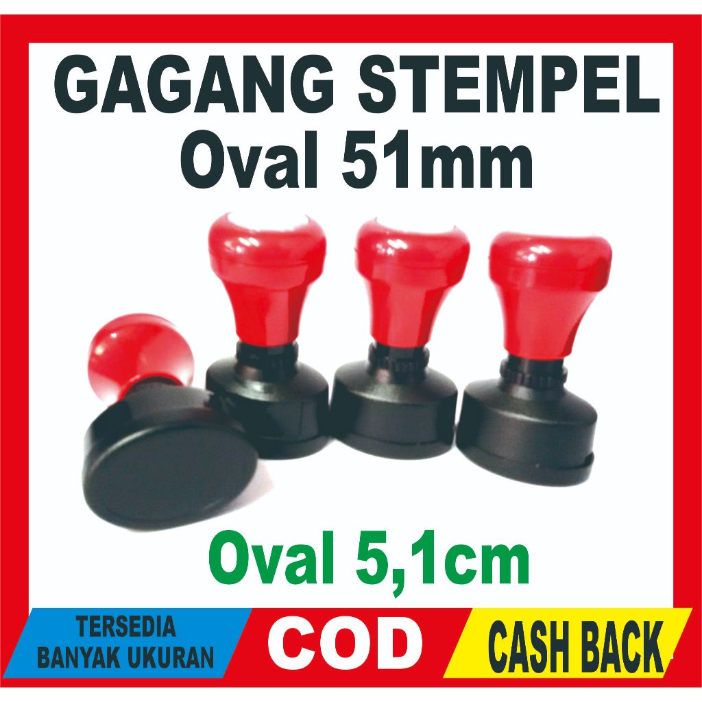 

gagang stempel oval 51