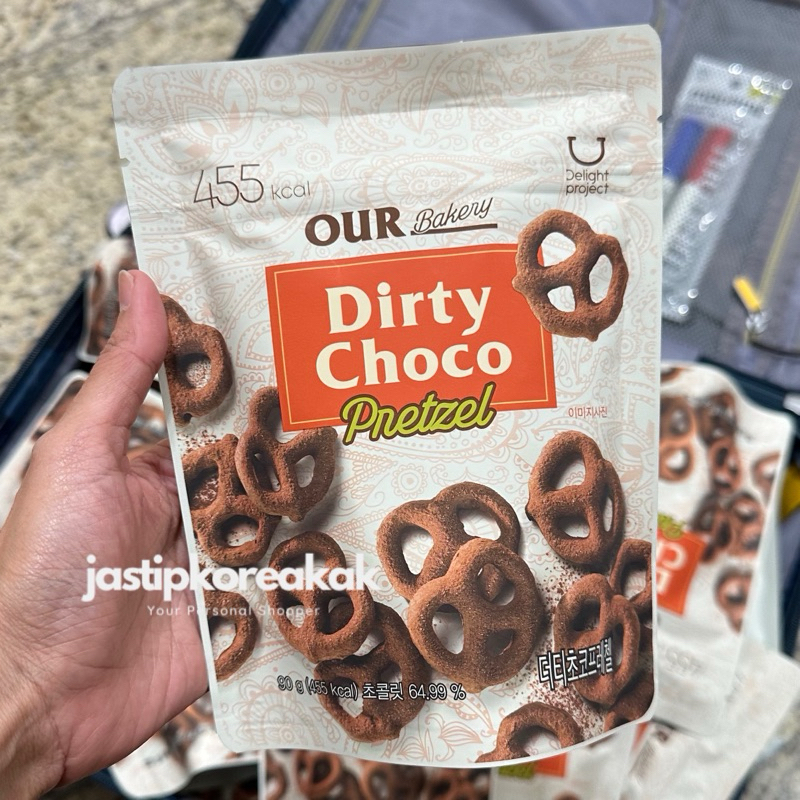 [READY STOK] OUR BAKERY DIRTY CHOCO PRETZEL / POPCORN