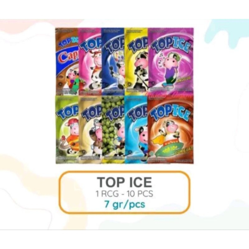 

Top Ice 1 Renceng isi 10