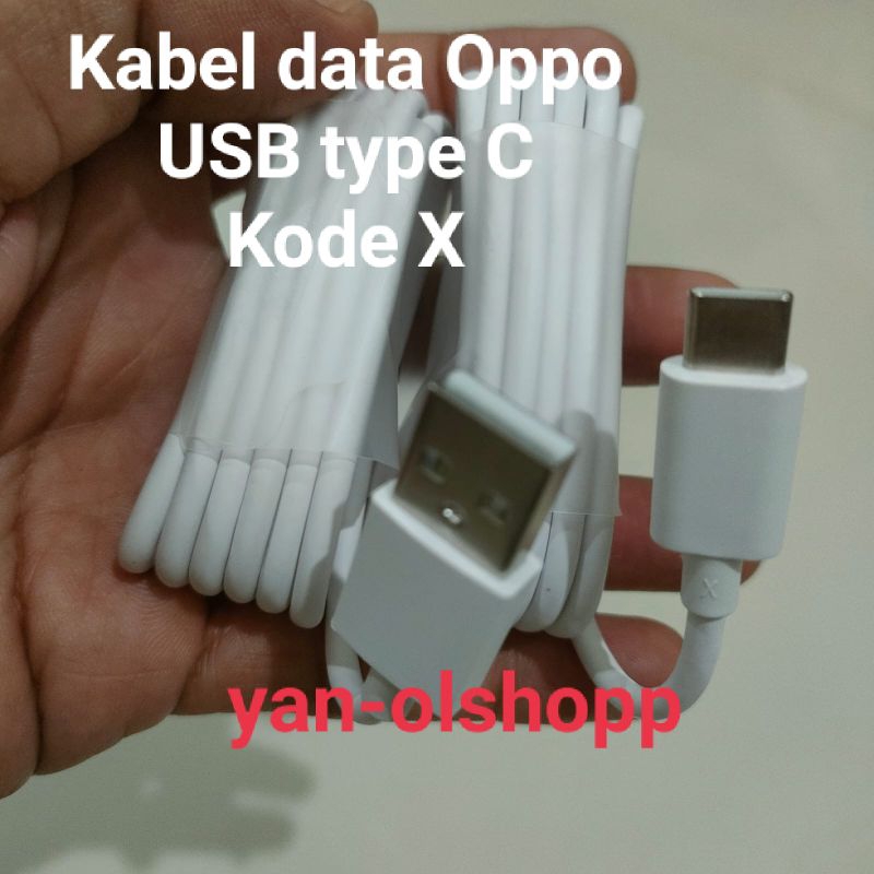 Kabel data Oppo Reno 4 VOOC Fast Charging Original Bawaan HP