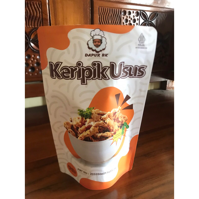 

kripik usus dapur bk