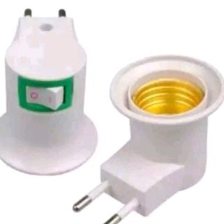 fitting colok saklar lampu e27 starlux