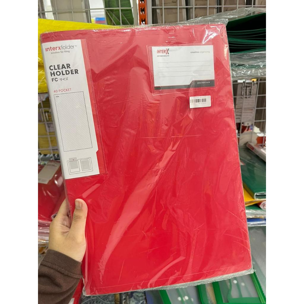 

MAP CLEAR HOLDER INTERXFOLDER 40 POKET