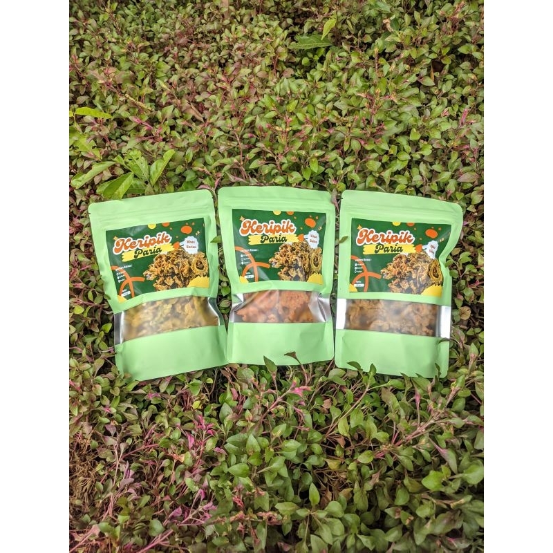 

Keripik paria ukuran 250 gram