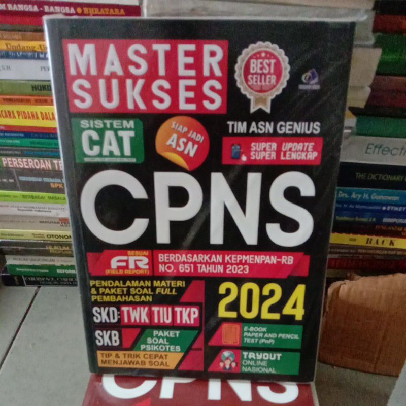 Master Sukses Sistem CAT CPNS,SKD,TWK,TIU,TKP,SKB 2024