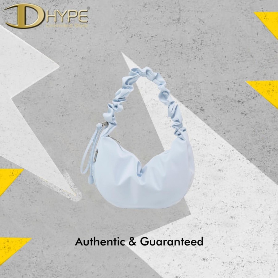 CARLYN BABE BAG MEDIUM LIGHT BLUE 100% Authentic