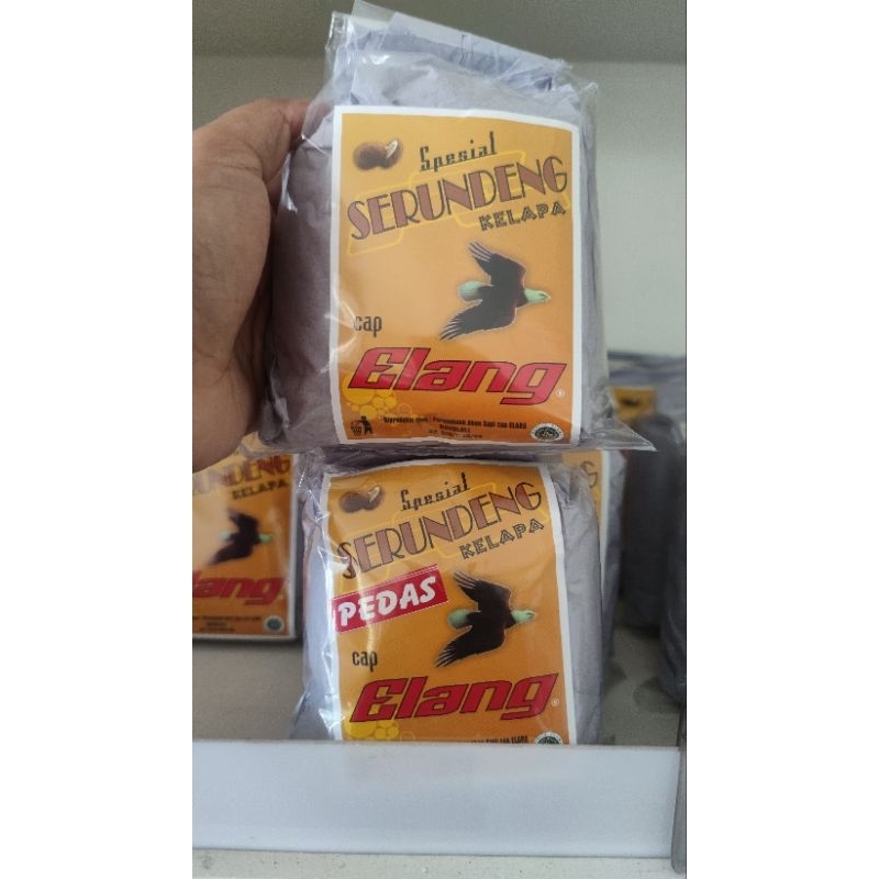 

Serundeng / Srundeng Kelapa Cap Elang Kemasan Pouch 250gr ( Premium )