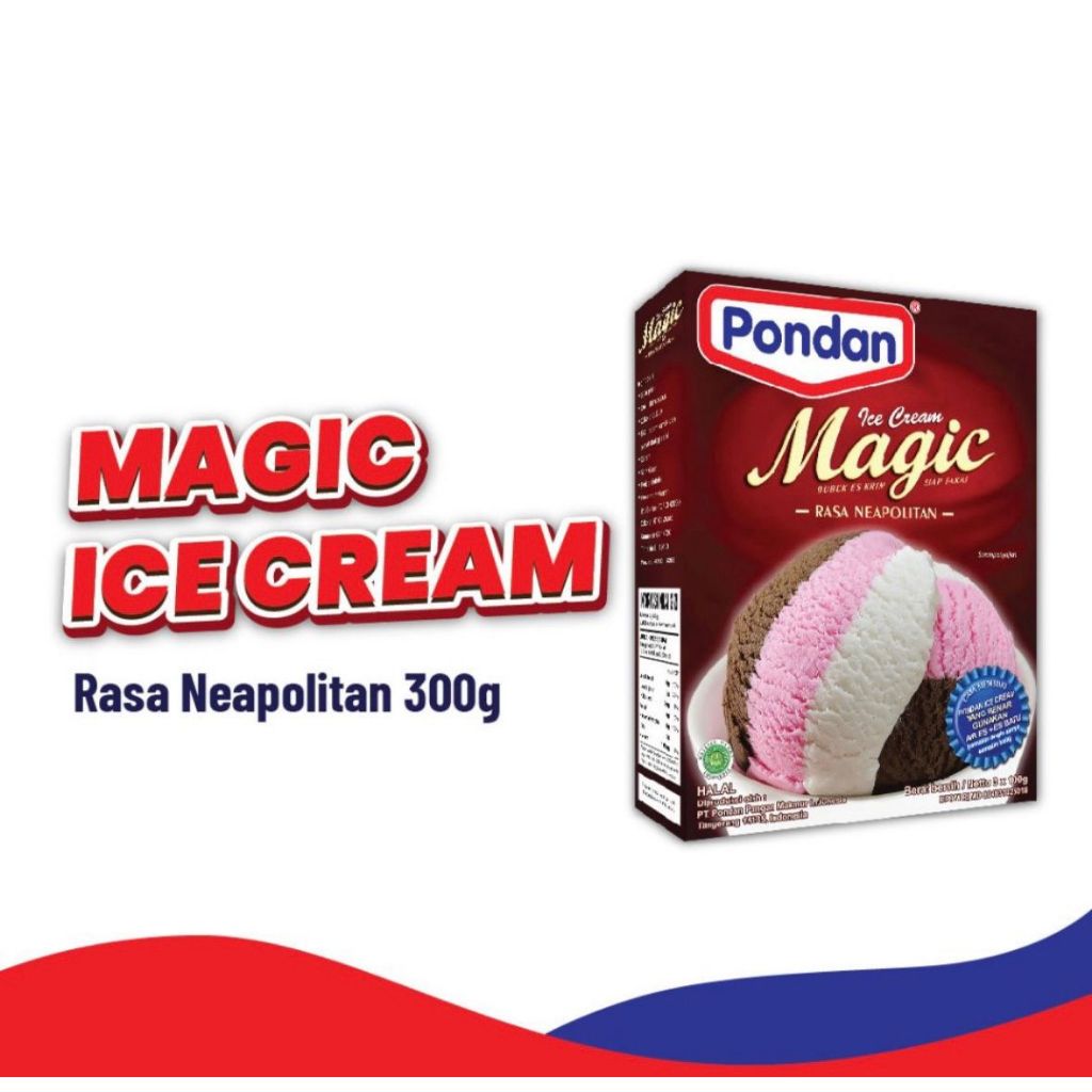 

Pondan Ice Cream Neapolitan 300gr