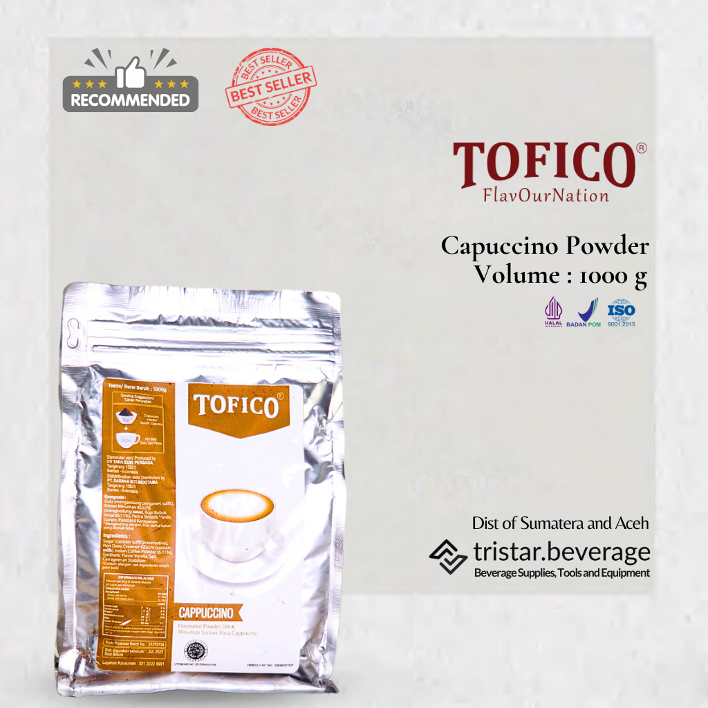 

TERLARIS - Bubuk Minuman Kapucino / Cappucinno - Tofico Powder 1 kg