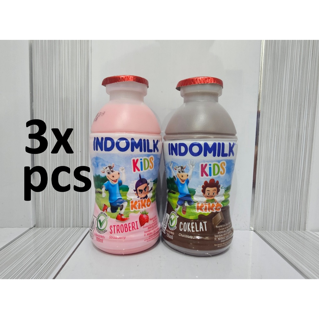 

Indomilk Kids SCI Botol 190ml (3pcs) Cokelat / Stroberi