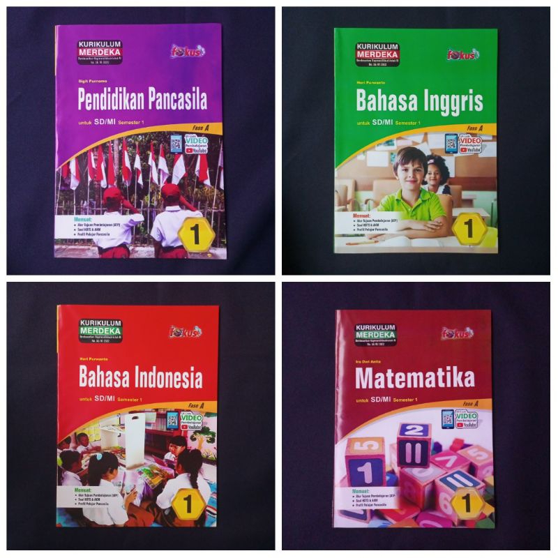 LKS FOKUS KELAS 1 SD/MI SEMESTER 1 KURMER TERBARU