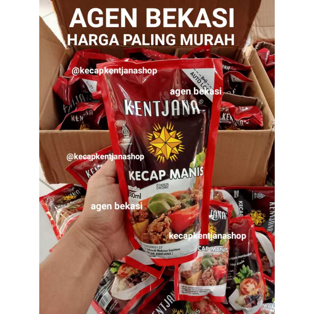 

Kentjana Kecap Manis Refill 600 ml Standing Pouch Original Produk Kebumen