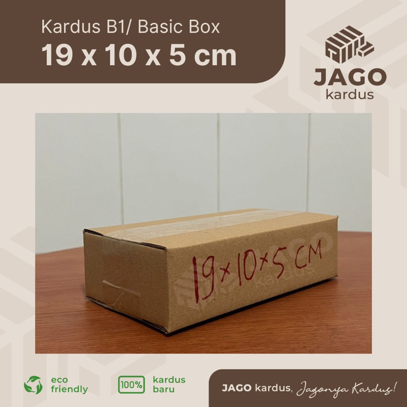 

Kardus Box Baru Polos Uk 19x10x5 cm