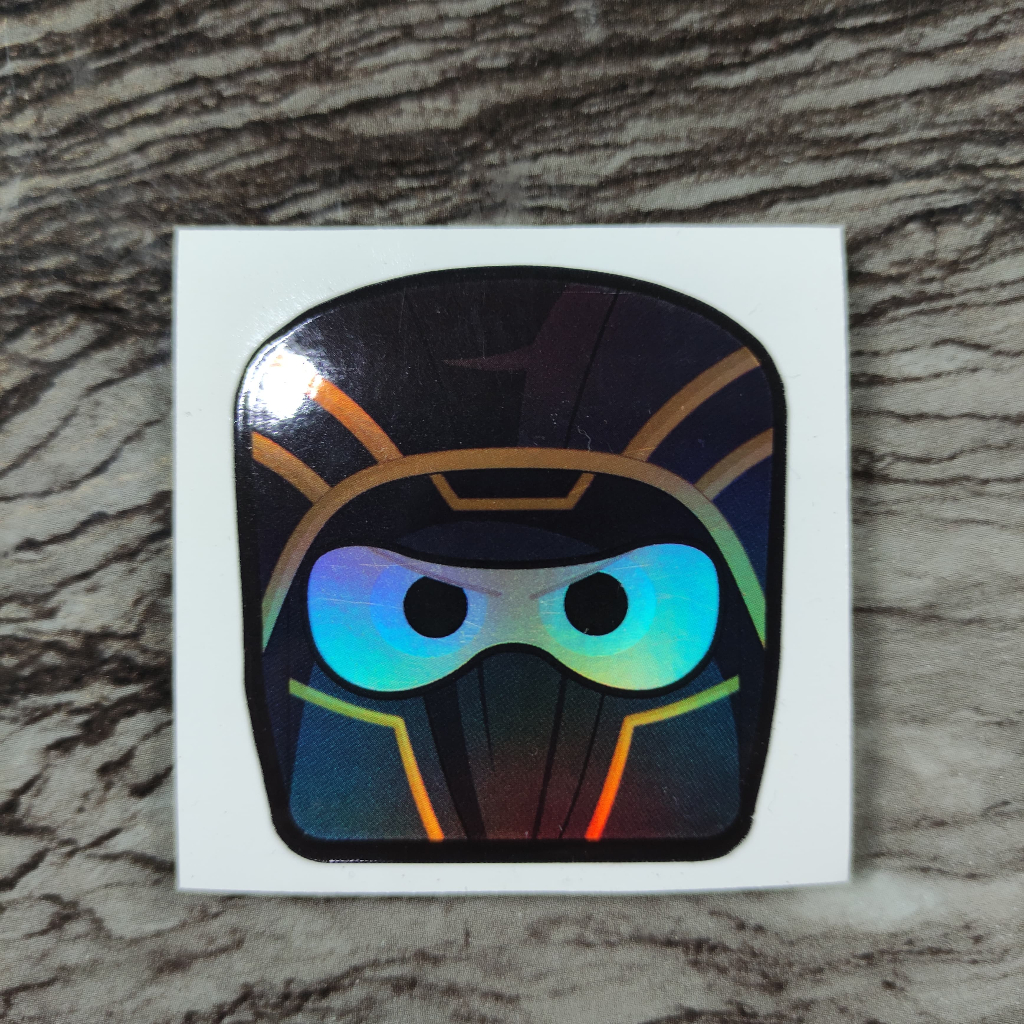 

Stiker Hologram Marvel Ronin Square