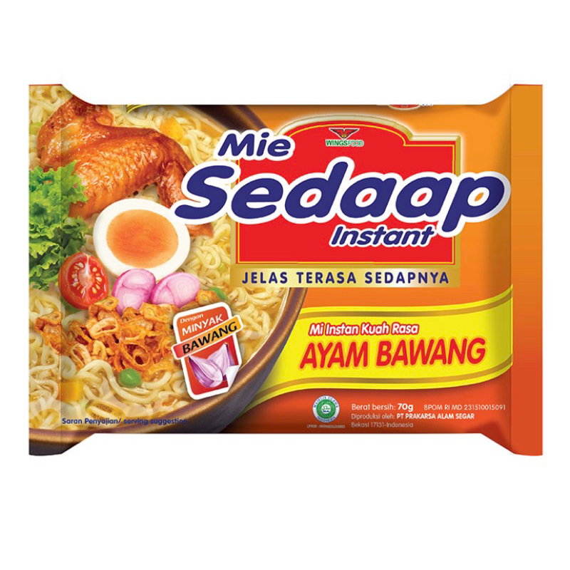 

Sedaap Mi Instan Ayam Bawang 70 g