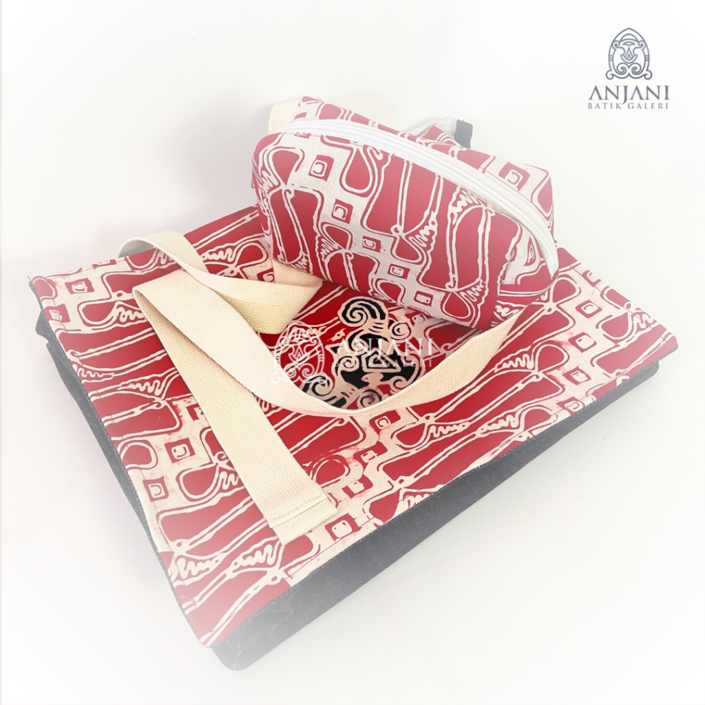 Tas Totebag Batik Motif Banteng Agung - Anjani Batik Galeri