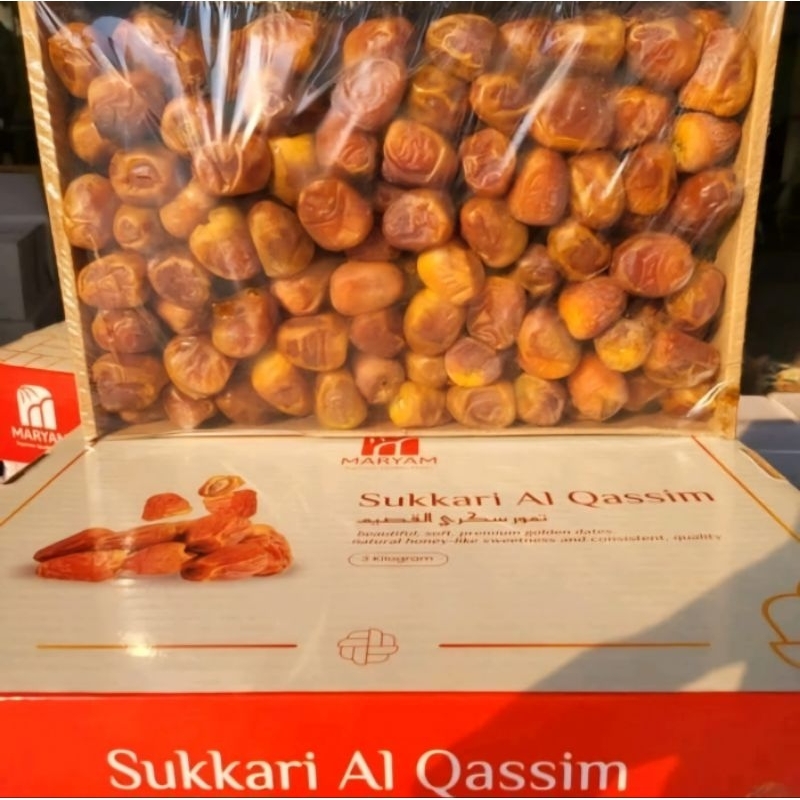 

Kurma Sukari Al-Qassim Maryam 3kg super premium high quality