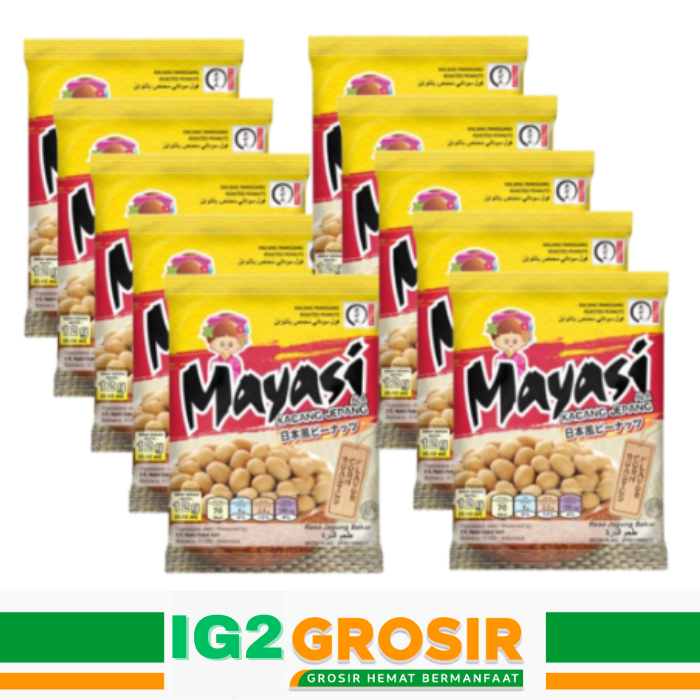 

Kacang Mayasi Rasa Jagung (1 Renceng/ Isi 10 Pcs)