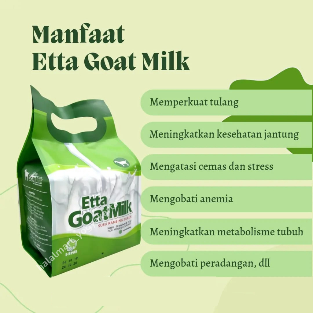 

KESEHATAN PENCERNAAN - SUSU KAMBING ETTAWA ETTA GOAT MILK