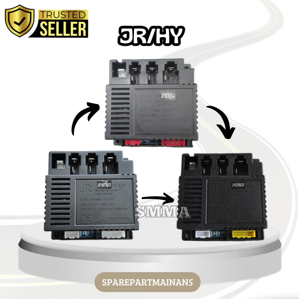 SMA5 || Receiver+Remote Control JR1807RXS(NW) Pengganti JR1807RXS JR1807RXS-A (modul PCB) mobil aki 