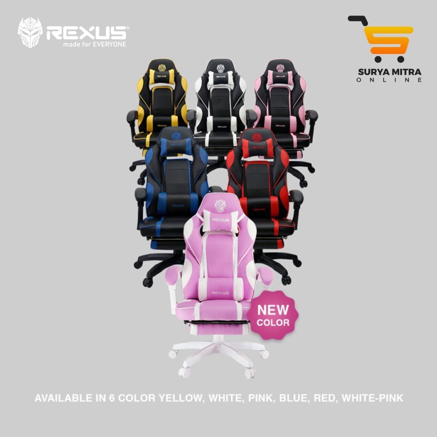Rexus RGC R60 Gaming Chair With Footrest Gaming Chair Rexus