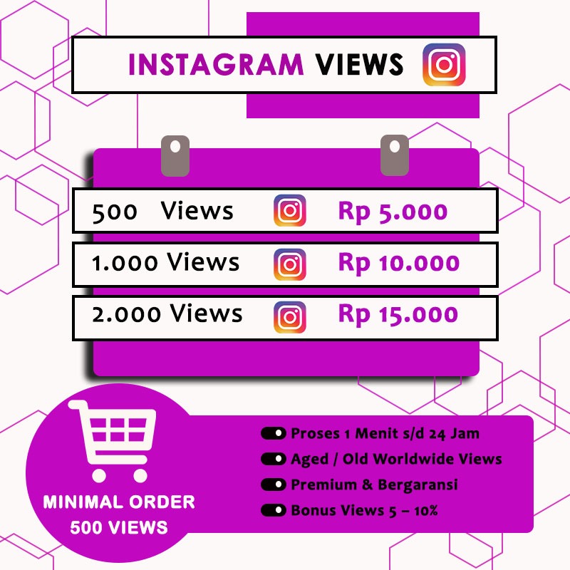 TERMURAH VIEWS INSTAGRAM PERMANEN BERGARANSI AMAN