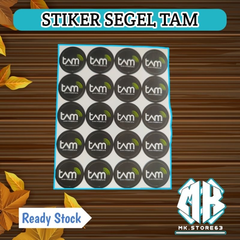 

STIKER SEGEL TAM ISI 25 PCS - SIAP KIRIM