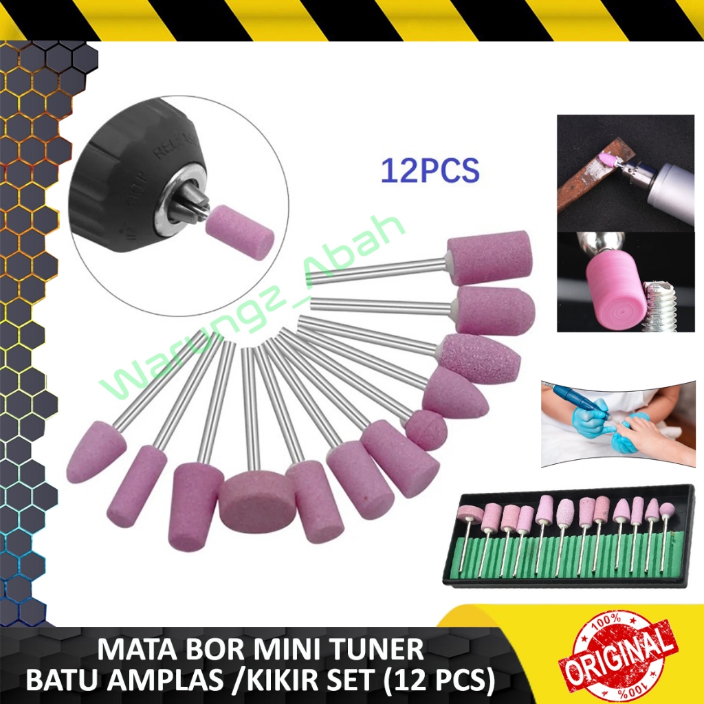 MATA BOR MINI KEPALA DREMEL TUNER TUNNER CUNER GERINDA GURINDA GRINDA ABRASIVE GRINDING MOUNTED STON