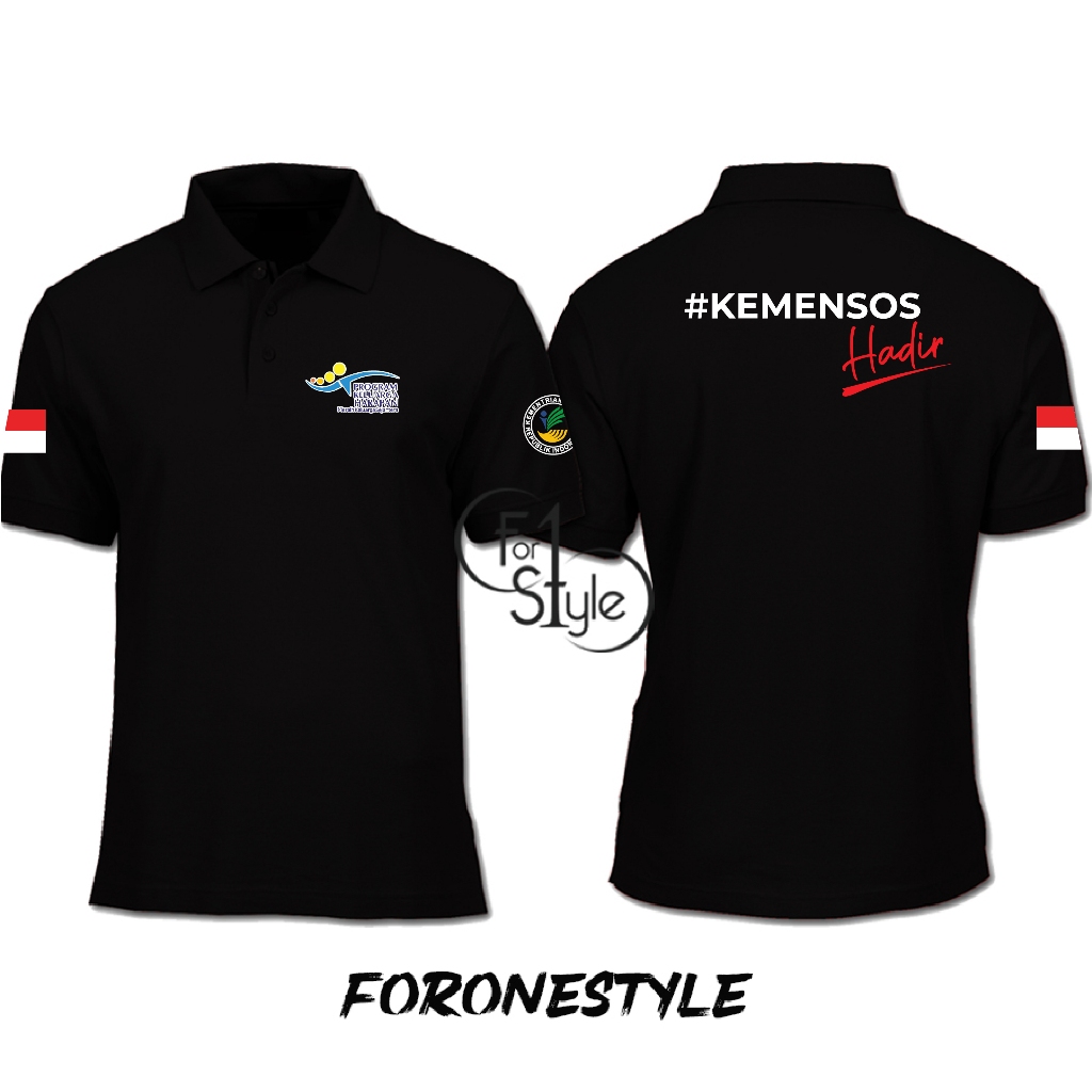 POLOSHIRT KEMENSOS RI - POLO KEMENSOS RI - KAOS KERAH KEMENSOS RI