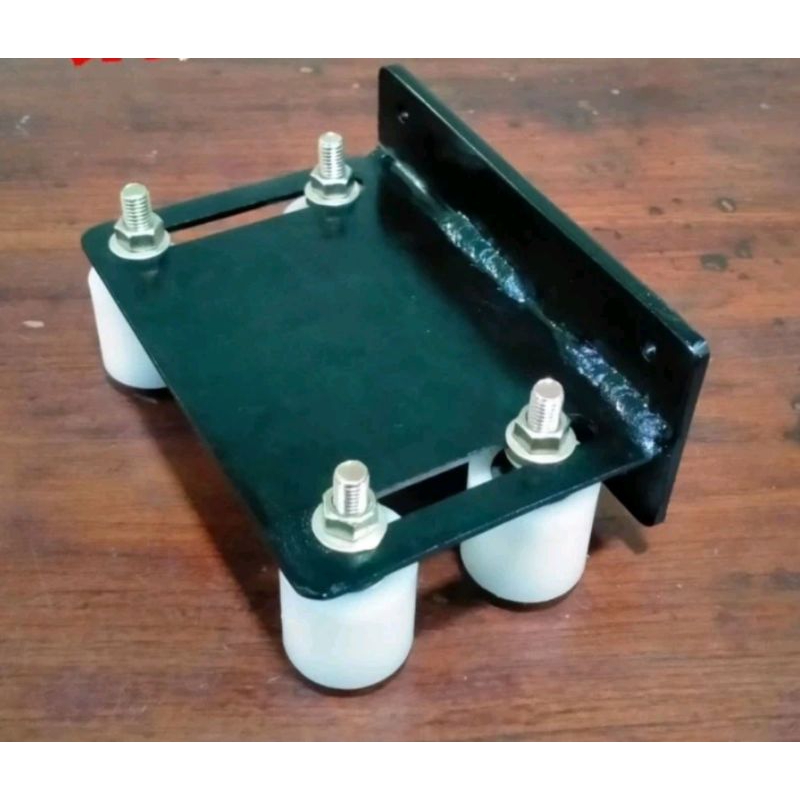 Bracket roda pagar/breket roller pagar roda nylon braket pager plus roda nilon