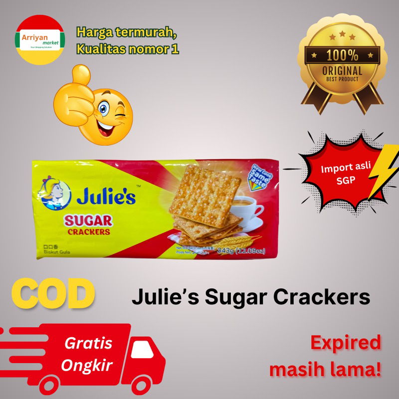 

Julies Sugar Crackers 343gram