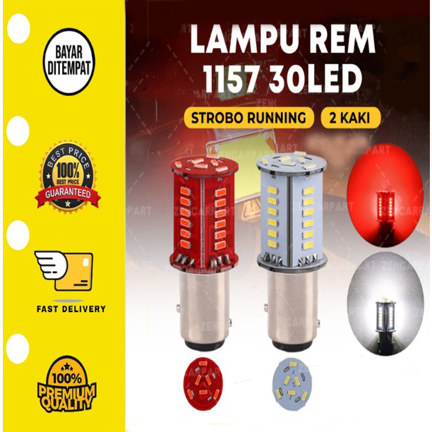 stop lamp lampu stop led 30 mata flash kedip LED lampu rem motor led 30 mata universal semua motor m