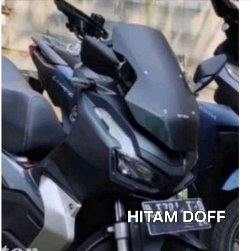 Visor Windshield Model Original Honda ADV160 ADV 150 Hitam Doff Hitam Solid Ryben Bening