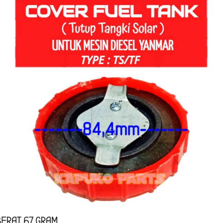Klasik TUTUP TANGKI SOLAR UNTUK MESIN DIESEL YANMAR