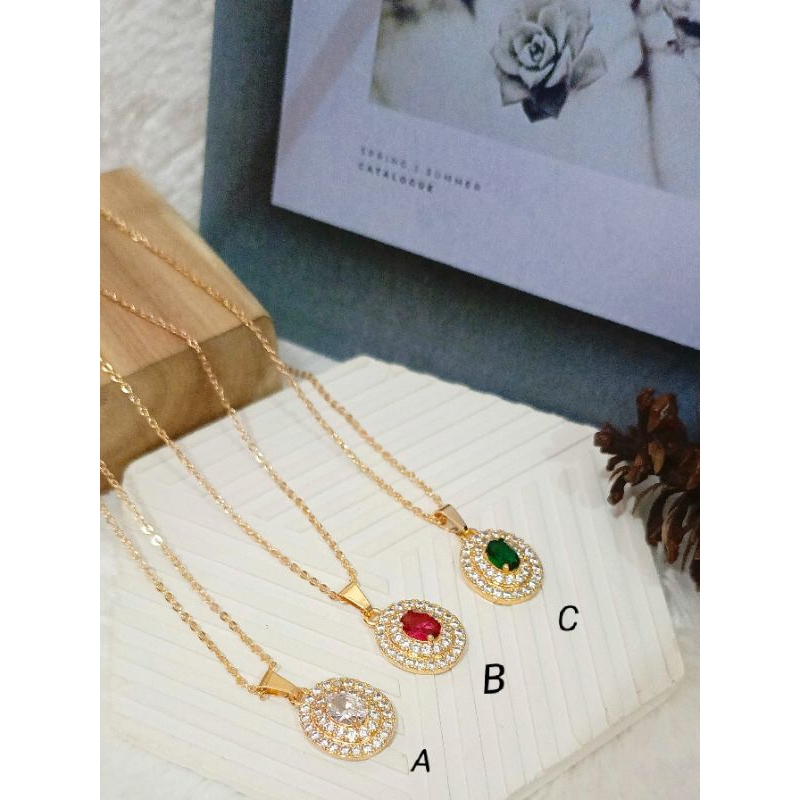 TU. Kalung xuping rantai nori halus. panjang 45 cm