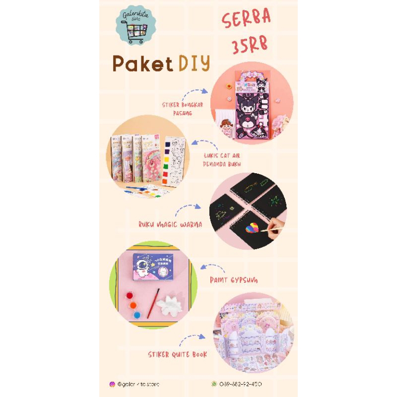 

PAKET DIY SERBA 35RB
