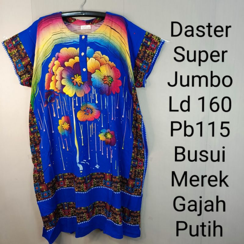Daster Super Jumbo 5xl Ld160 Pb115 Gajah Putih