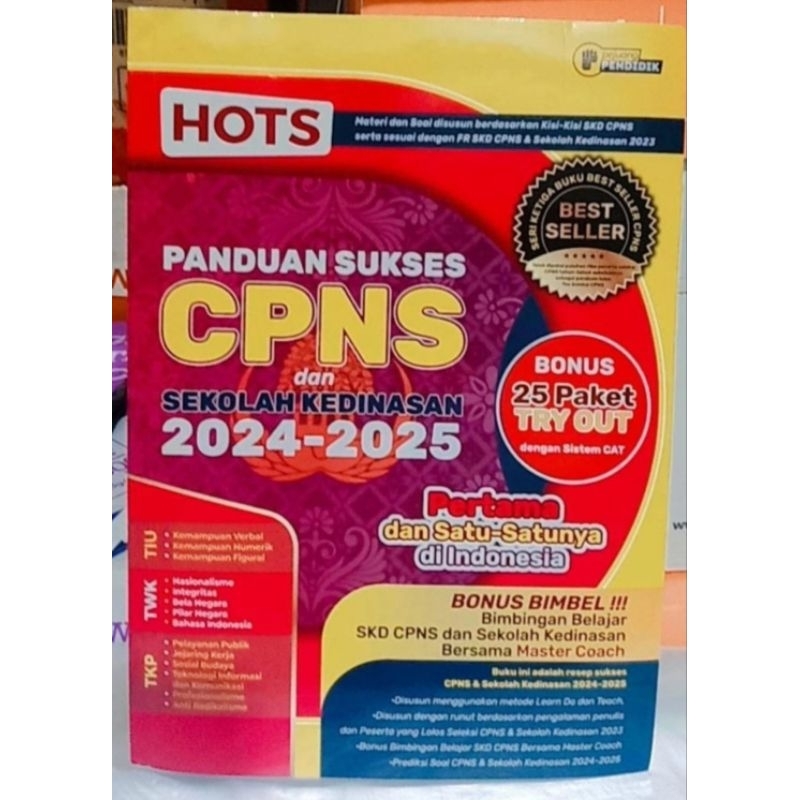 

Hots panduan sukses CPNS dan kedinasan 2024-2025